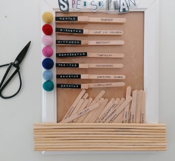 DIY Speiseplan