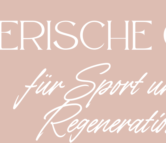 Öle für Sport und Regeneration